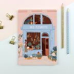 Carnet de notes A5 La Fleuriste Pages lignées 48 feuilles