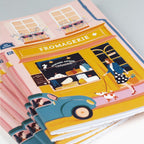 Carnet de notes A5 pages lignées - Fromagerie à Paris
