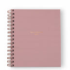 Agenda quotidien Mindful Productivity non daté 90 jours, couverture unie avec feuille d'or