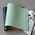 Classeur à anneaux en cuir recyclé - 26 couleurs - Format A4/US Letter