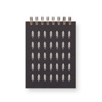 Carnet de notes à la limite des arbres - Mini carnet de poche, reliure spirale, pages blanches, 3x4 pouces