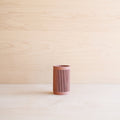 Pot à crayons et pinceaux en bois recyclé organisateur de bureau design japonais