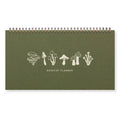 Agenda hebdomadaire Mushroom - Ordre du jour | Bureau | Non daté | 12"x6,5" | 54 pages
