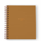 Agenda quotidien Mindful Productivity non daté 90 jours, couverture unie avec feuille d'or