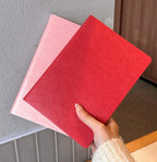 Carnet A5 Couverture PU Souple 176 Pages Papier Crème 100g/m² Vierge/Ligné/Quadrillé Journal Bloc-Notes