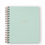 Agenda quotidien Mindful Productivity non daté 90 jours, couverture unie avec feuille d'or