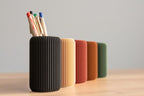 Pot à crayons en bois minimaliste 10 cm