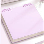 Carnet de notes quadrillé à feuilles mobiles 120 pages réutilisables