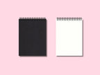 Carnet de notes personnalisé fait main, couverture rigide en tissu, spirale métallique, A5/B5/A4, 105 g/m², 200 pages