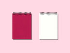 Carnet de notes personnalisé fait main, couverture rigide en tissu, spirale métallique, A5/B5/A4, 105 g/m², 200 pages