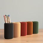 Pot à crayons en bois minimaliste 10 cm