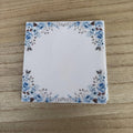 Notes adhésives fleurs bleues - 40 post-it par bloc