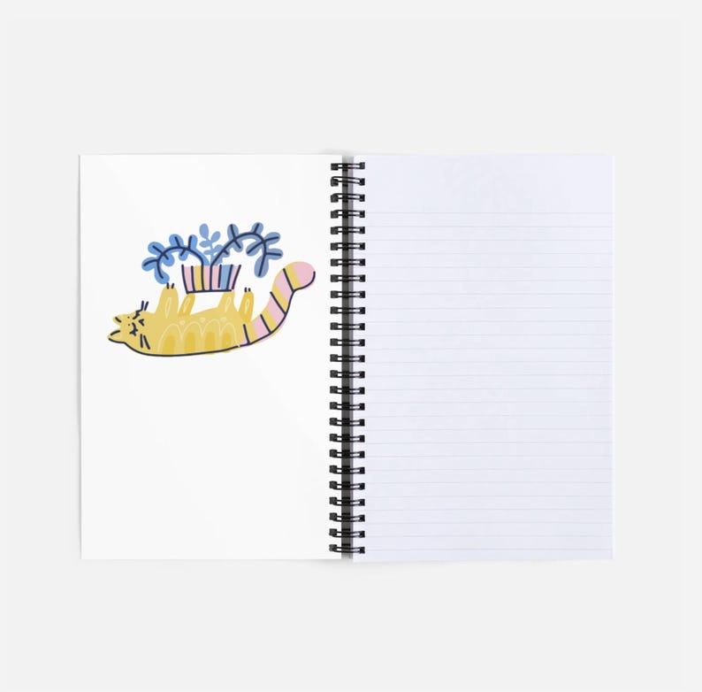 Carnet de notes A5 à spirales 80 pages motif chats