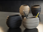 Porte-crayons et gobelet à pinceaux Wabi-Sabi Modern Japandi, 4 formes, sans marque