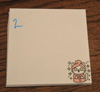 Post-it Chaton avec 40 Notes - Pense-bêtes Personnalisés - 3.5 x 3.5 pouces