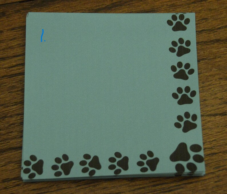 Post-it Chaton avec 40 Notes - Pense-bêtes Personnalisés - 3.5 x 3.5 pouces