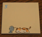 Post-it Chaton avec 40 Notes - Pense-bêtes Personnalisés - 3.5 x 3.5 pouces