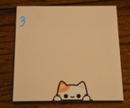 Post-it Chaton avec 40 Notes - Pense-bêtes Personnalisés - 3.5 x 3.5 pouces