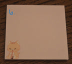 Post-it Chaton avec 40 Notes - Pense-bêtes Personnalisés - 3.5 x 3.5 pouces