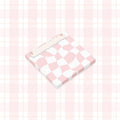Ensemble de 6 post-it groovy rétro 3x3 pouces - blocs-notes esthétiques pastel à motif damier ondulé - fournitures de bureau